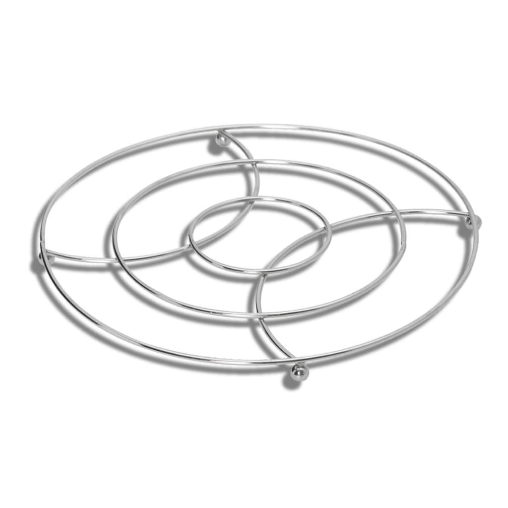 Suporte Descanso de Panela Aço Inox Resistente 21cm Mimo Style Cozinha