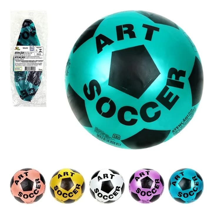 Kit 4 Bolas Vinil Dente De Leite Soccer Futebol Promoção