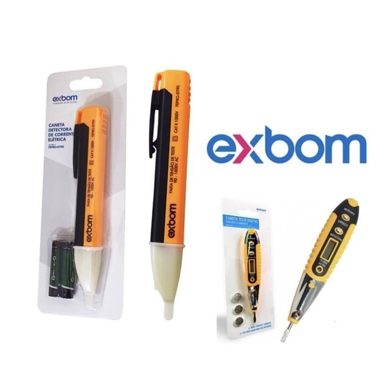 Kit Eletrica Chave Teste + Caneta Detectora De Tensão