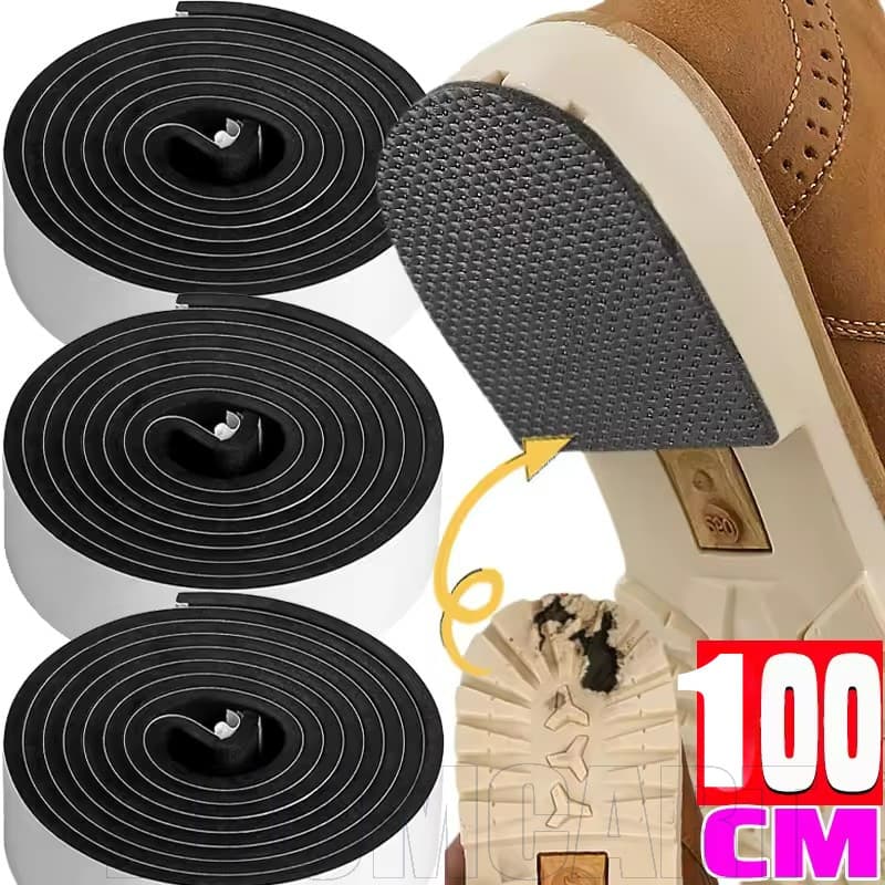 Adesivo Antiderrapante Com Sola Elástica De 100 Cm-Protetores De Sapato Vestíveis-Remendo Autoadesivo Portátil-Adesivos