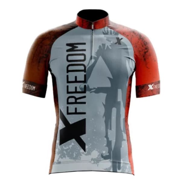 Camisa Ciclismo Esporte Bike Ciclista C/proteçao Uv XFreedom - XFreedom Vermelho