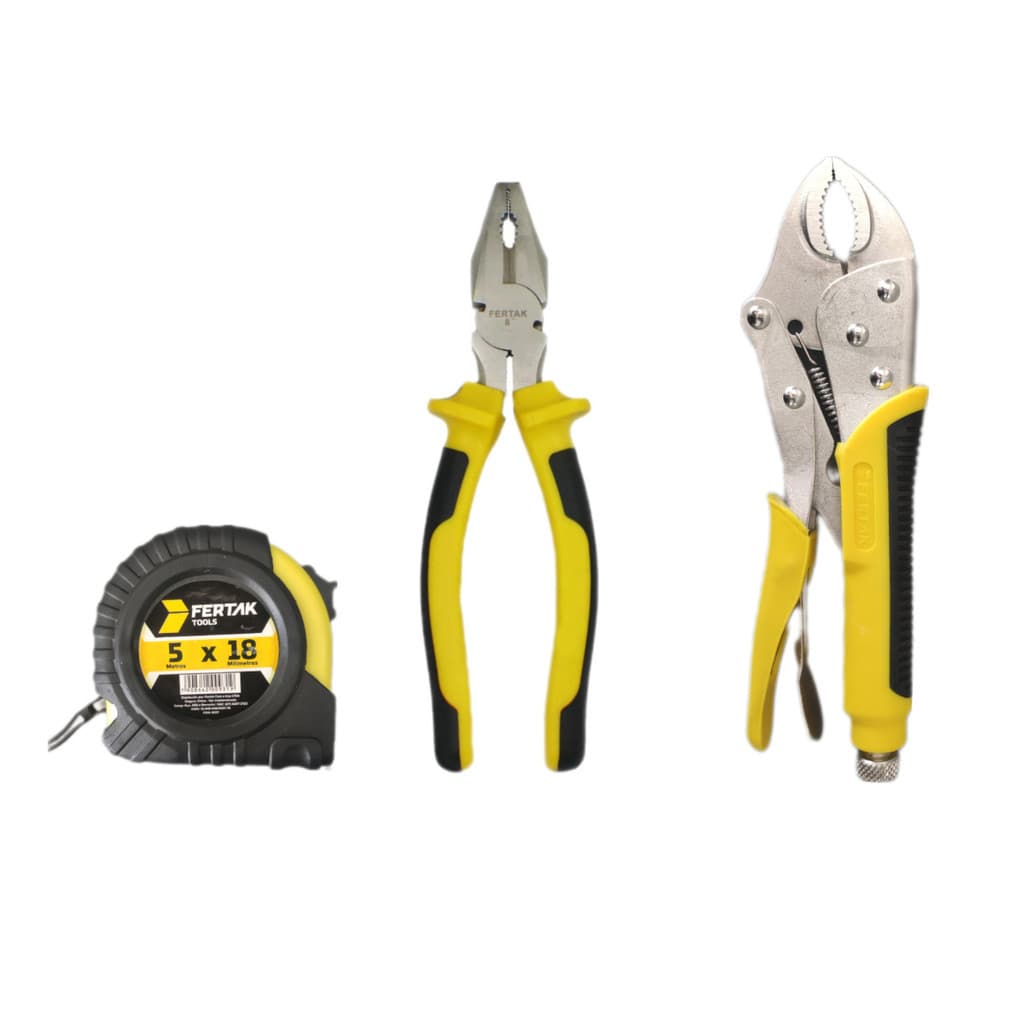 Kit Jogo Trena Resistente Alicate Universal Alicate Pressão