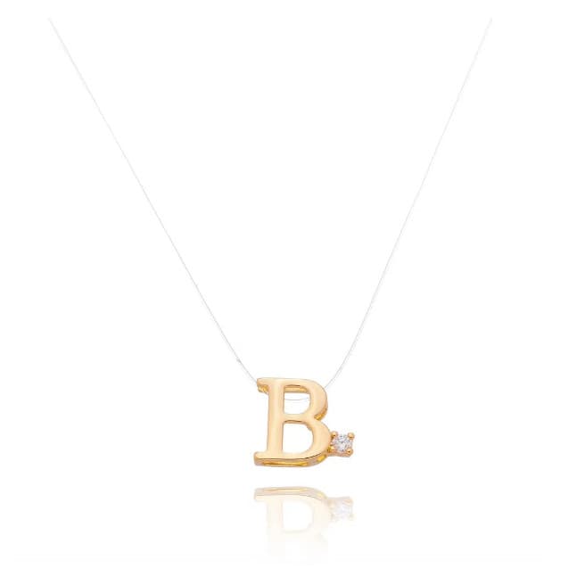 Colar Inicial e ponto de Luz no Nylon 5260