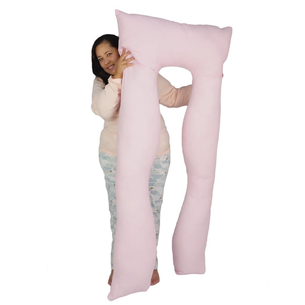 Travesseiro Gigante de Corpo para Gestante Formato U 170x80cm