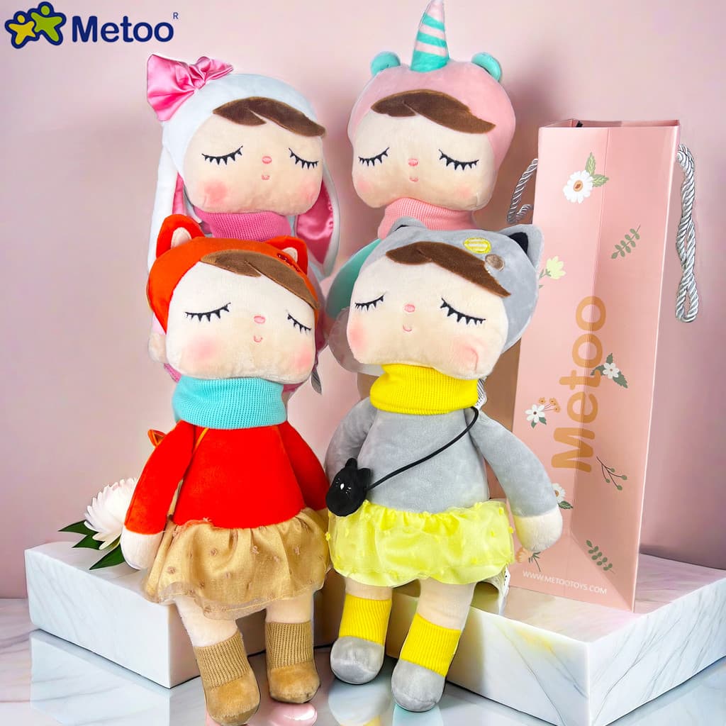 Metoo Angela Boneca De Pelúcia , Coelho Raposa Unicórnio Kids Brinquedos Recheados Baby Gifts