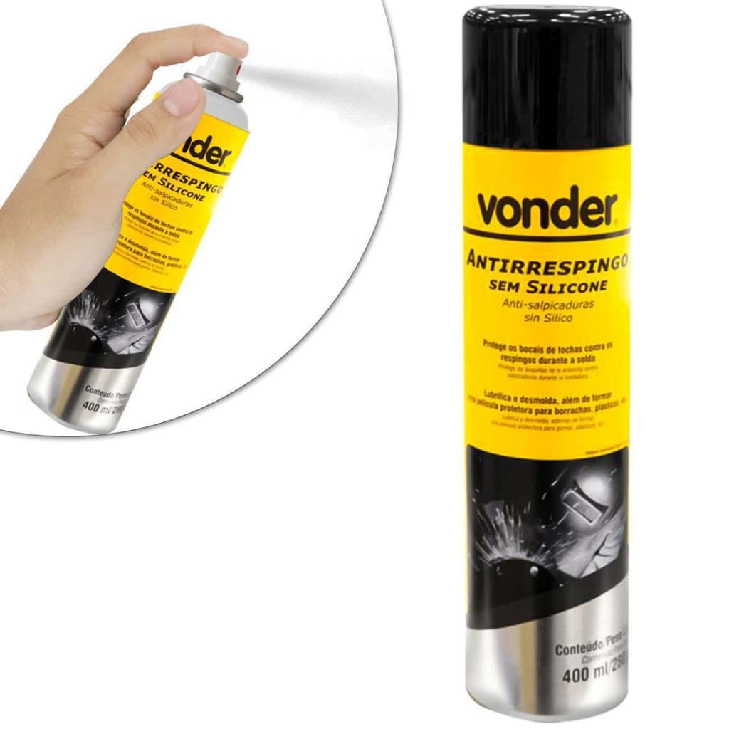 Antirrespingo Spray Sem Silicone 280g Vonder