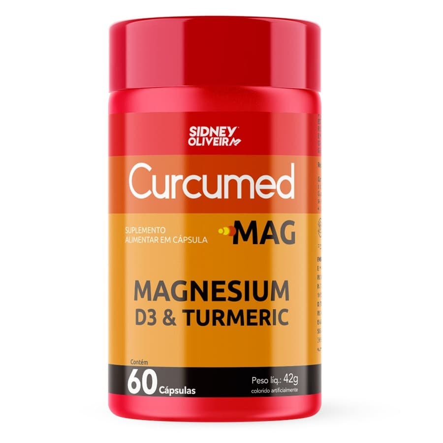 MAGNESIUM D3 E TURMERIC CURCUMED MAG 60 CAPS SIDNEY OLIVEIRA