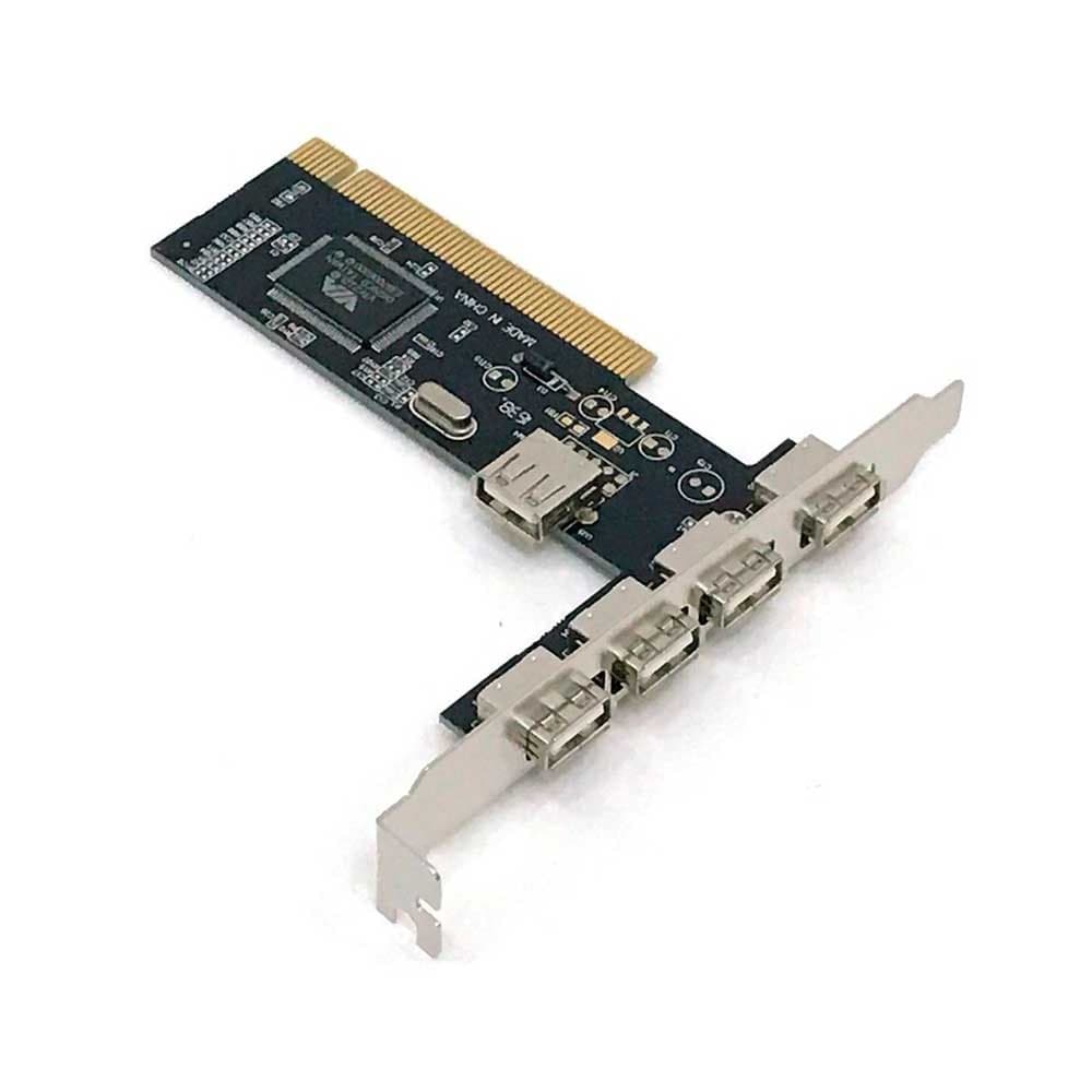 Placa Pci Com 5 Portas Usb 2.0 480 Mbps DP-52