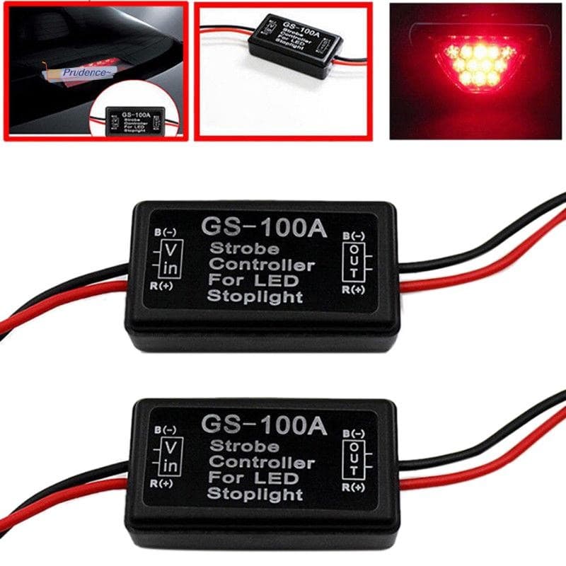 Controlador De Flash De Luz De Freio Led Para Carro Gs-100A
