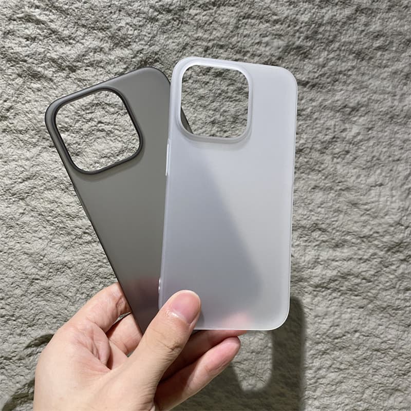 Ultra Fino Fosco Duro PC Translúcido Claro Caso De Telefone Para iPhone 16 E 15 14 Plus 13 12 Pro Max Carregamento Sem F