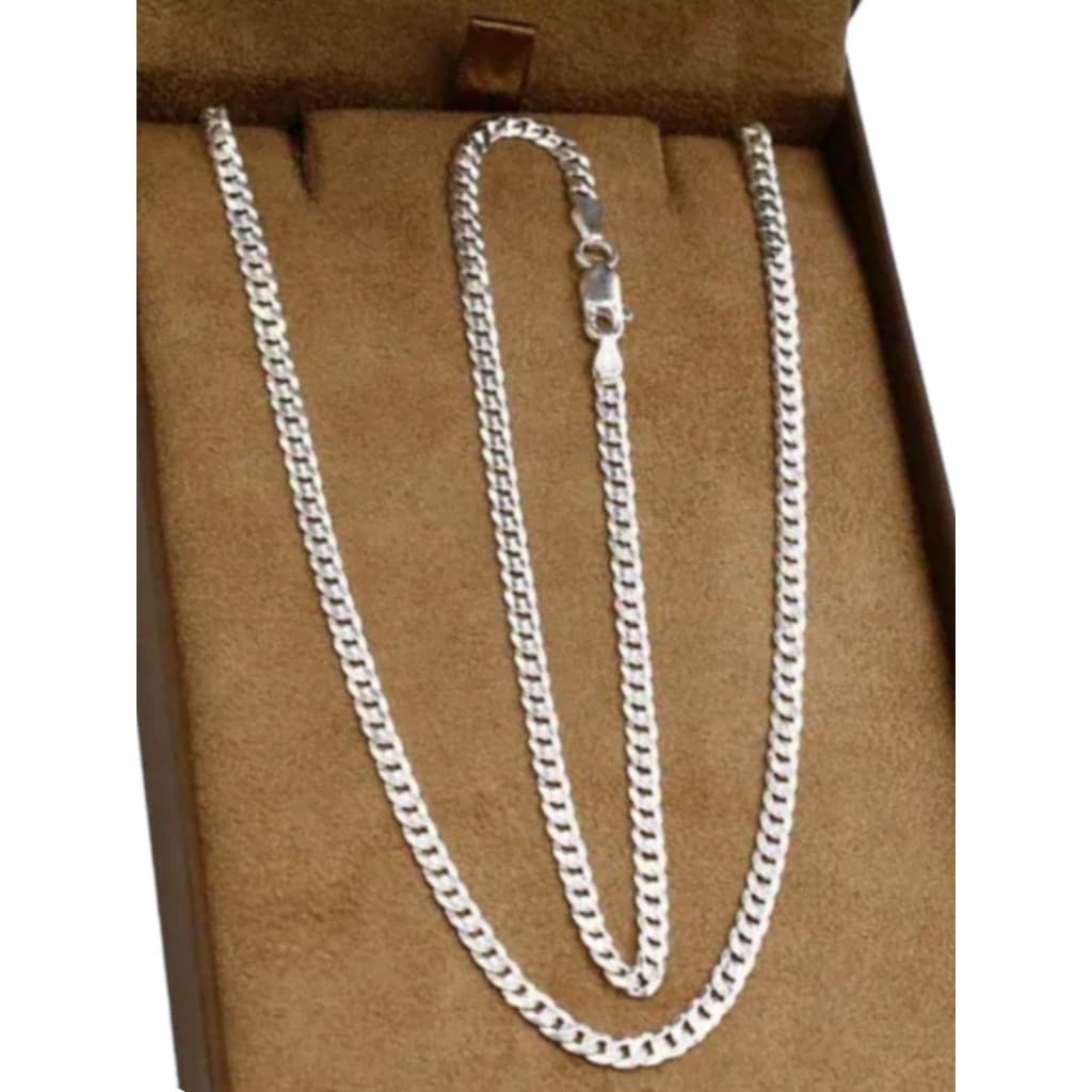 Kit top Corrente+ pulseira masculina banhada Prata 925 60cm 4mm 004