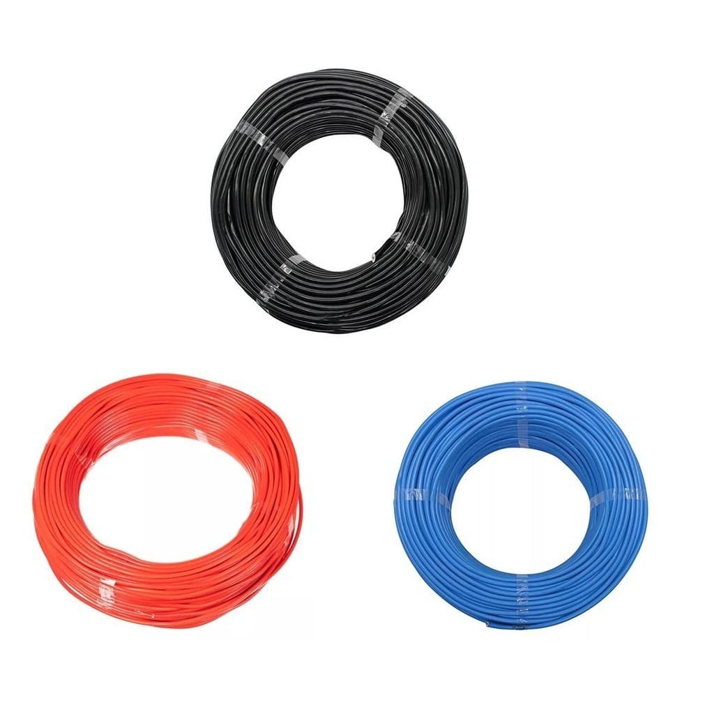 Kit 3 Cabo Eletrico Flexivel 2,5mm 100 Metros Fio AntiChama