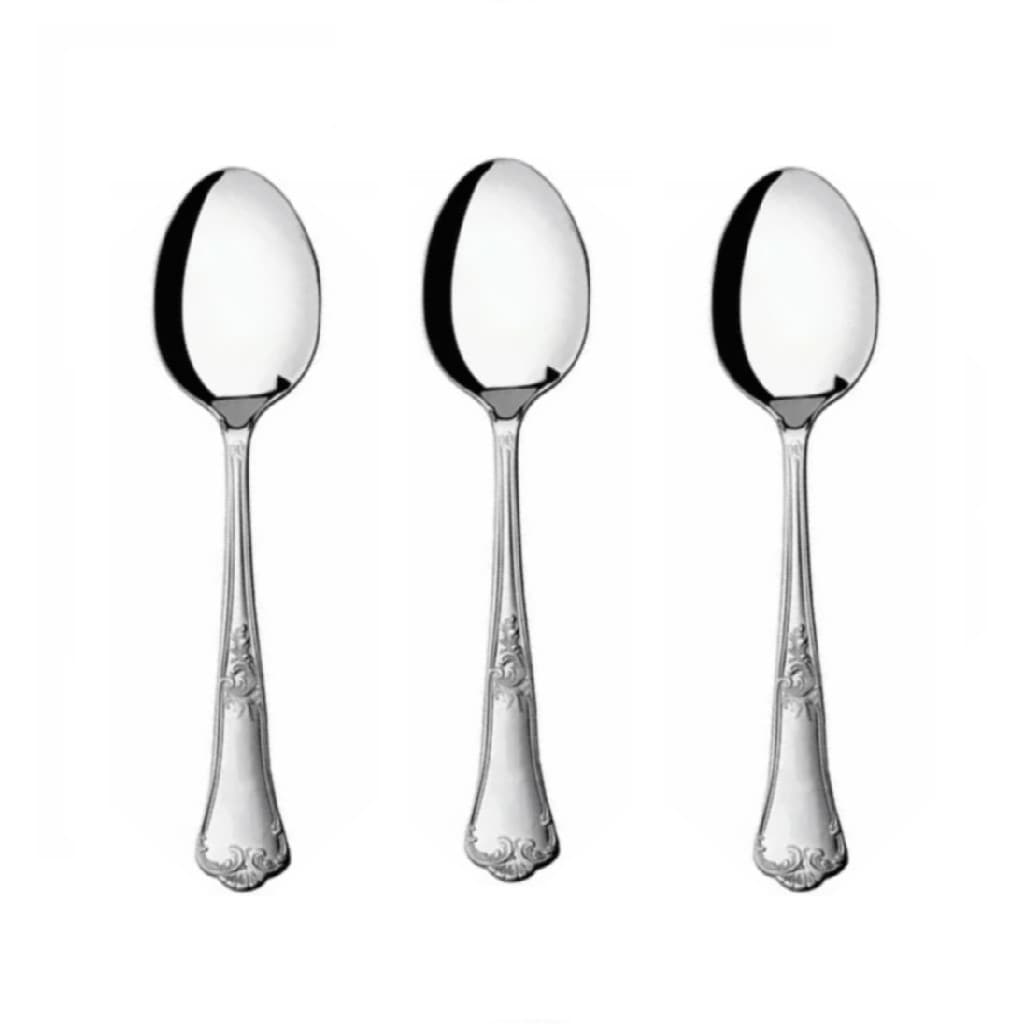 Kit c/ 3 Colheres De Chá Inox Luxo Classique - Hércules