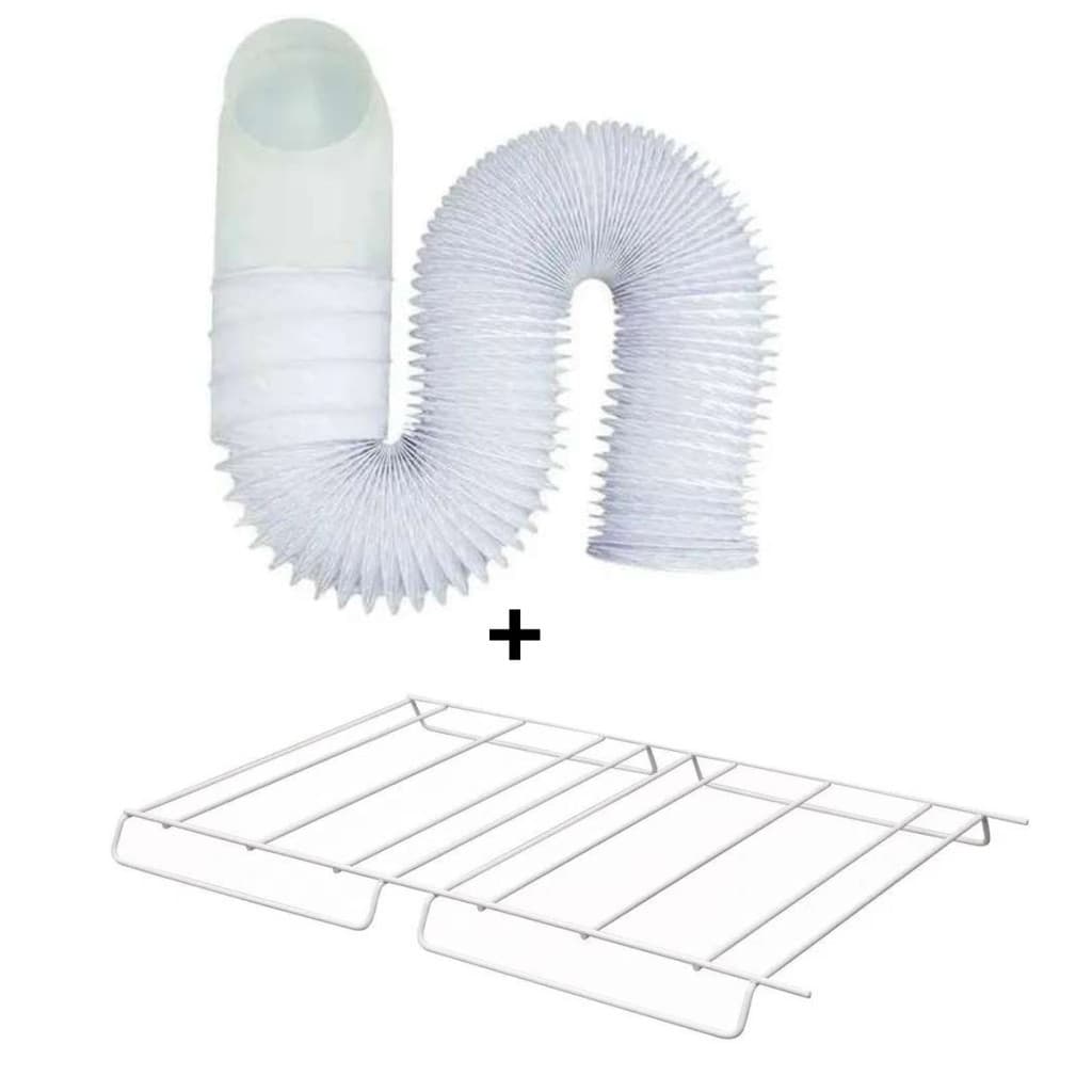 Kit Mangueira Ar Grade Tênis Duto Defletor Secadora Brastemp BSC24ENE BSI10AB BSI10ABANA BSI24A BSI24ABANA