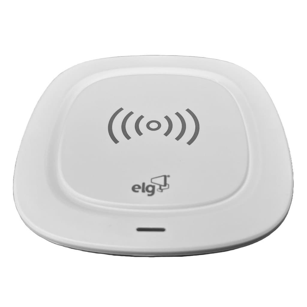 Carregador Wireless Qi por Indução - ELG Antiderrapante Branco