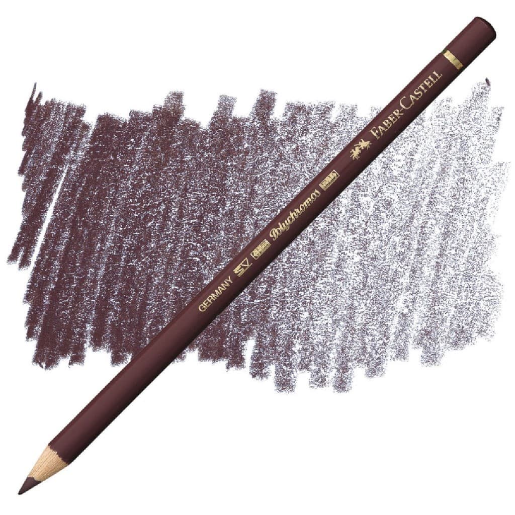 Lápis de Cor Faber-Castell Polychromos Permanente 263 Violeta Caput Mortuum