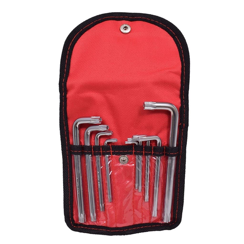 Jogo de Chave Torx L Curta T10-150 Aço CRV 9 Peças 123129 MTX