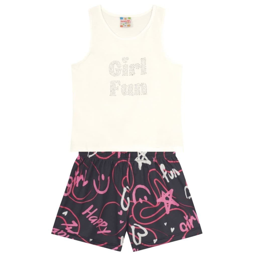 Conjunto Infantil feminina Brandili