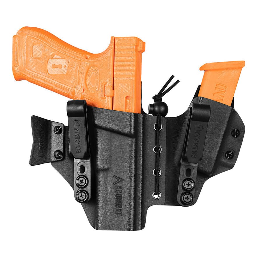 COLDRE DE KYDEX SIDECAR GLOCK G22 GERAÇÃO 5 G23 GEN5 .40 INVICTUS VELADO ACOMBAT - DESTRO