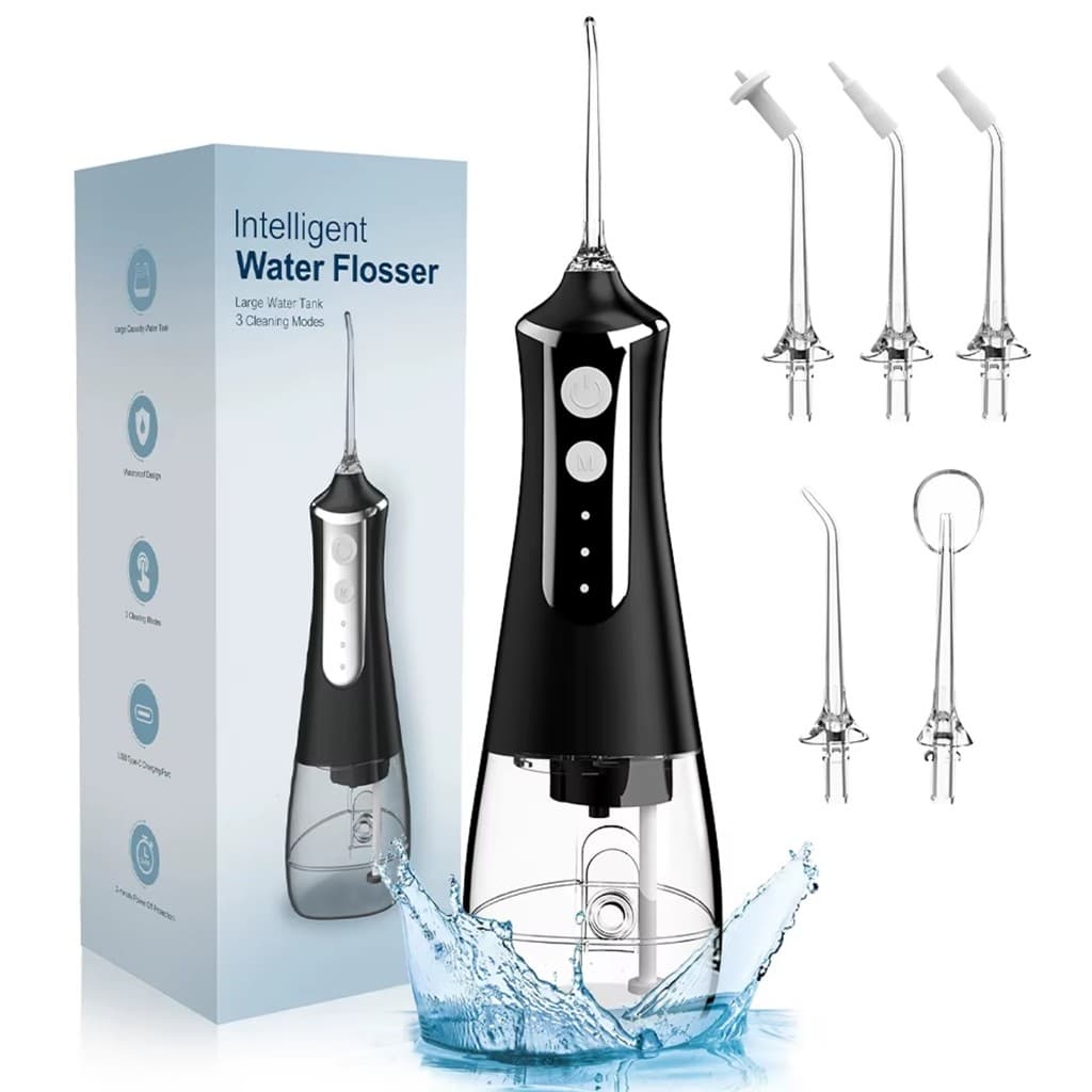 Irrigador Oral Elétrico Portátil Potente Jato D Água Limpador Dental Bucal