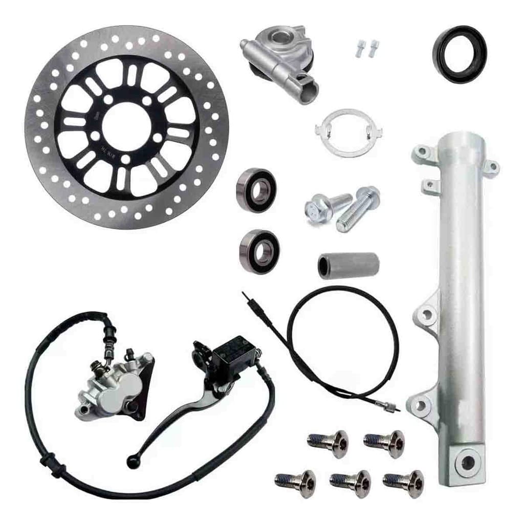 Kit Sistema Freio Disco Titan Fan 150 Mix 09/13 Pinça Canela