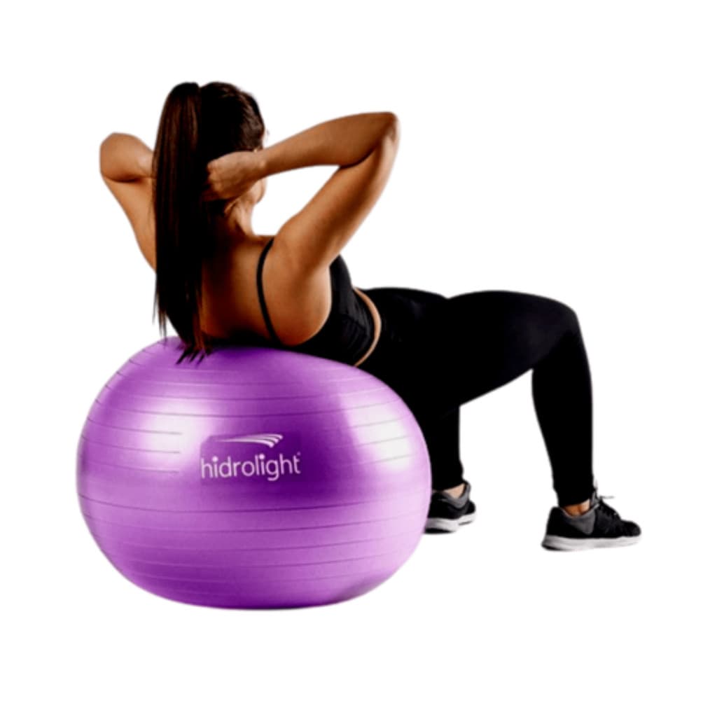 Bola De Exercícios 65cm Pilates ROXO Hidrolight
