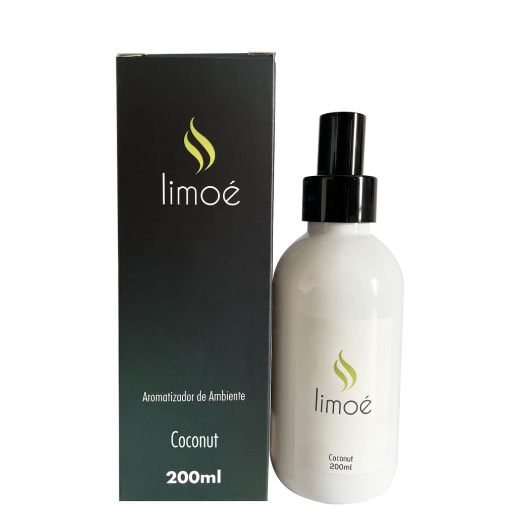 Aromatizador Ambiente Coconut 200ml Perfume Duradouro Limoé