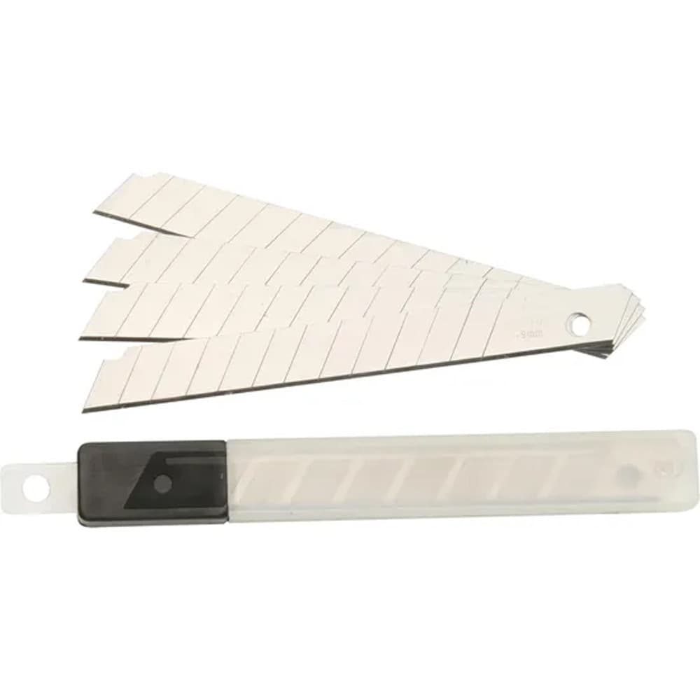 Kit 10 Laminas P/ Estilete Estreita 9mm Brasfort