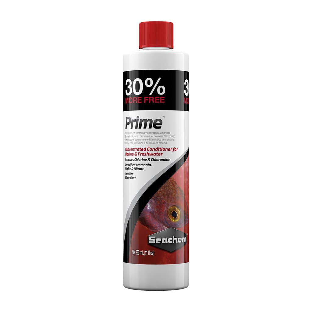 Seachem Prime 325ml Anticloro e Condicionador de Água para Aquário