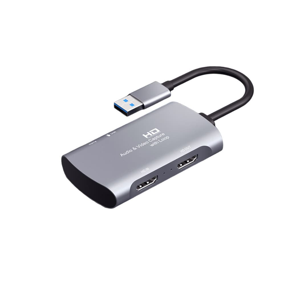 Placa De Captura De Video Usb A Para Hdmi 1080p@60hz 5gbps P2 Fone + Microfone Cabletime