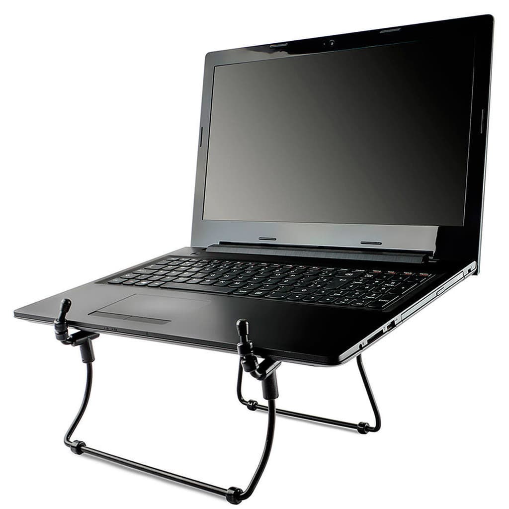 Suporte para Notebook/Tablet Muitas Opções Inclinação e Elevação Frontal Regulável NR17 Reliza Steel