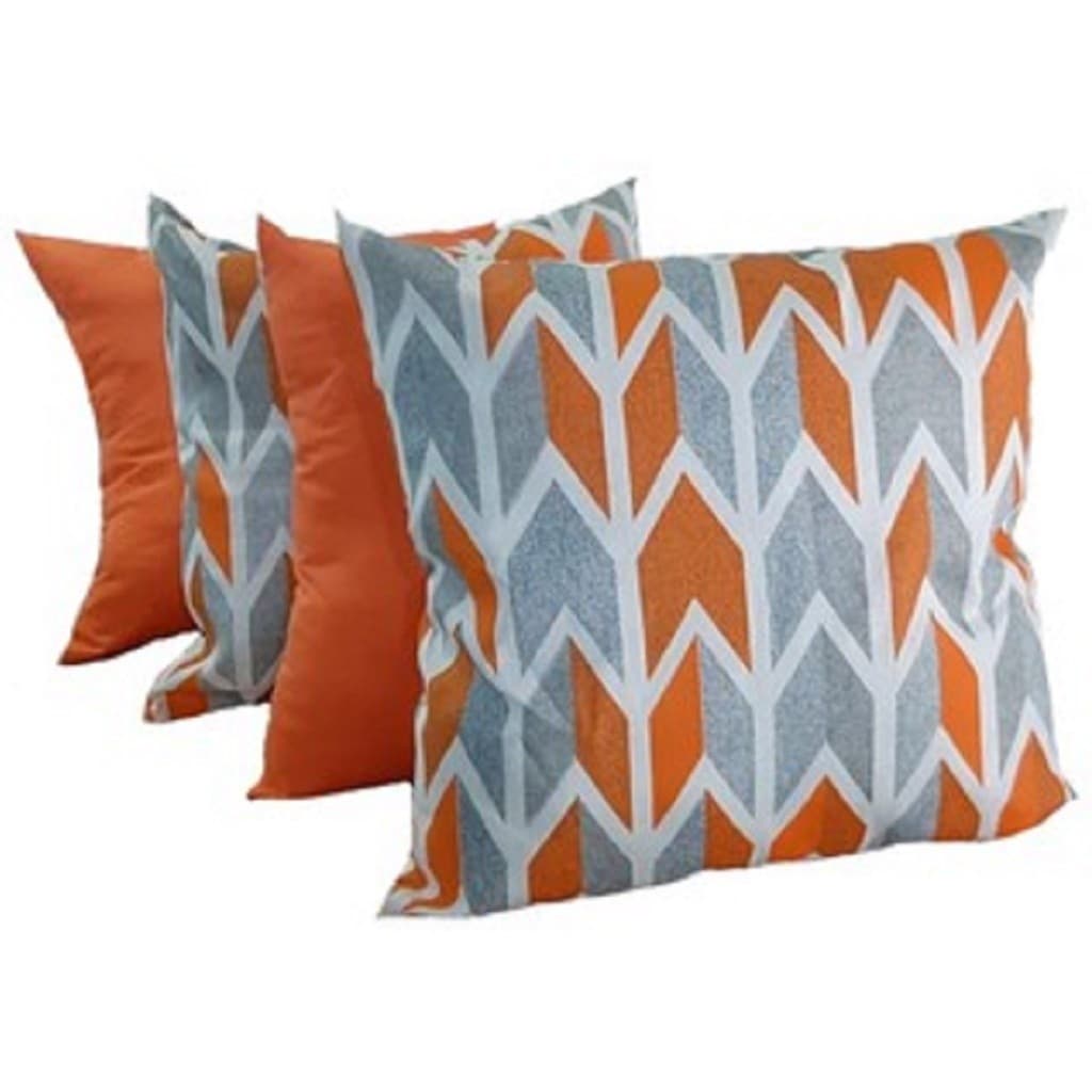 4 Capas para Almofadas Lisas E Estampadas com Zíper  Invisível , 45cm X 45cm