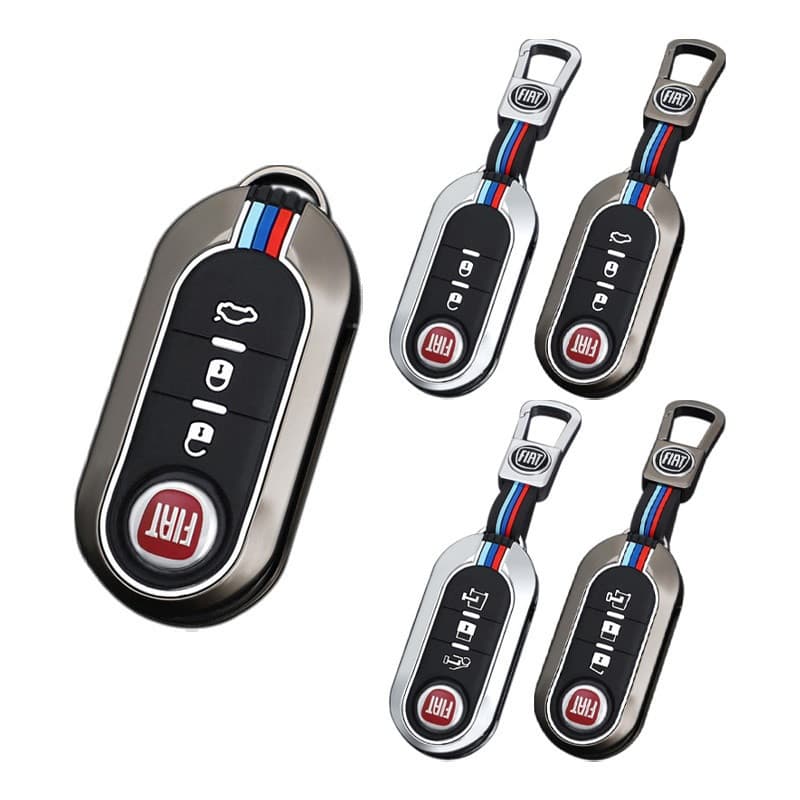 [Presente de Luxo] Capa de Chave Remota Fiat para 500 Palio Punto UNO Strada Stilo Siena 3DDF