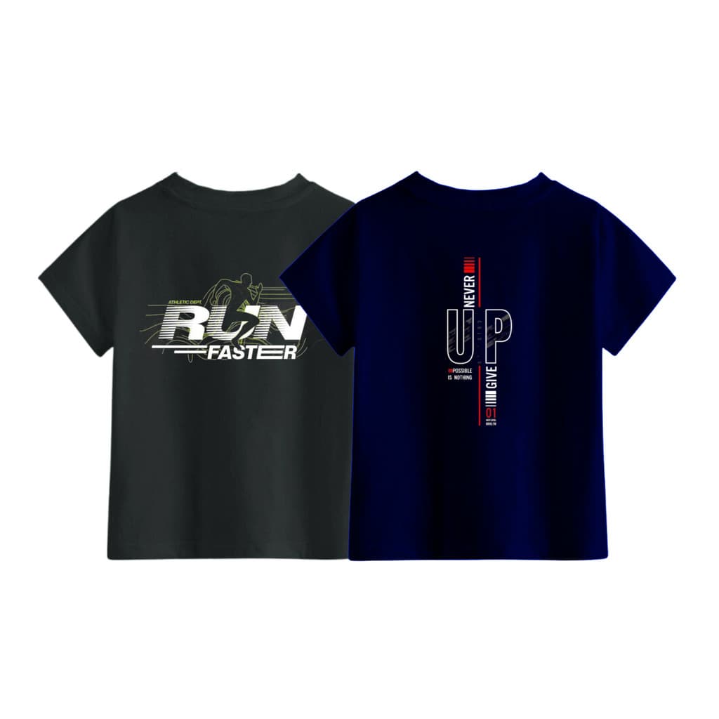 Kit 2 Camisas Infantis Menino Juvenil 100% Algodão Estampadas Salles Brasil Tamanhos do 10 ao 16