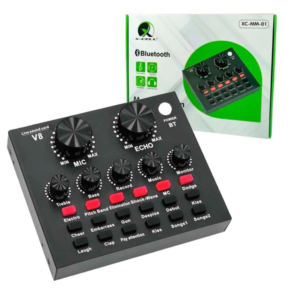 Mesa de som interface de audio XC-MM-01 X-Cell