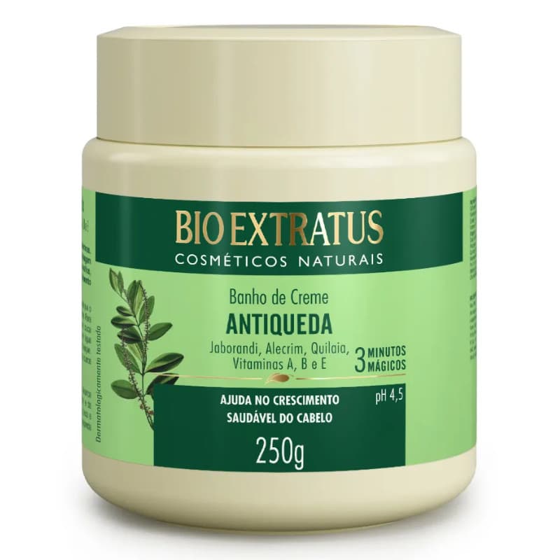 BANHO DE CREME BIO EXTRATUS ANTIQUEDA JABORANDI VITAMINAS ABE 250G