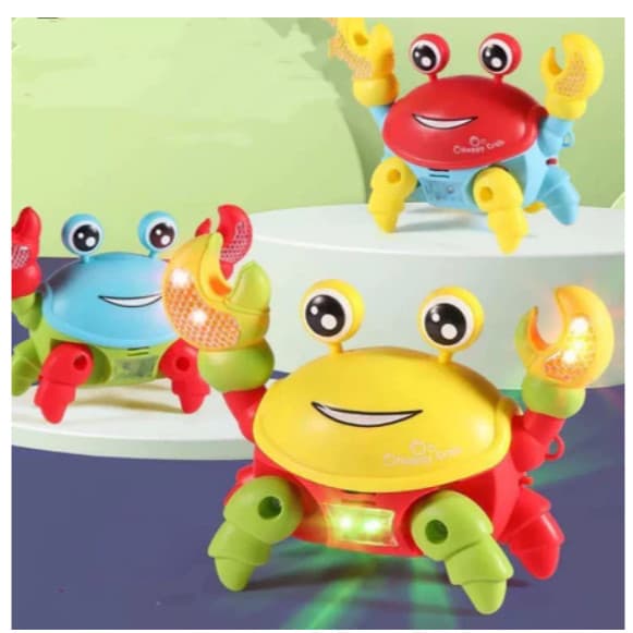 Brinquedo Caranguejo Fujão Musical Som Luz E Movimento tiktok