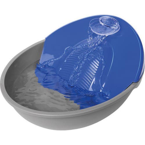 Fonte de Agua Para Gato Bebedouro e Purificador Gatos e Cachorro Petit - Azul - 110v