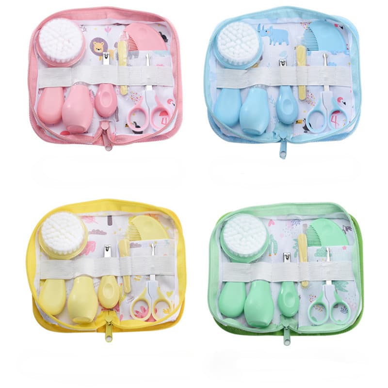 Kit De Pano Para Cuidados Com As Unhas Bebês Crianças Aspiradores Nasais Conjunto De Limpeza De Banho Pacote De