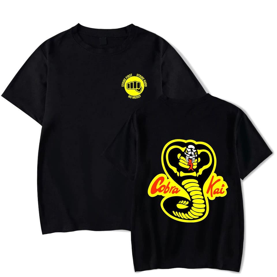 Camiseta Estampada Serie Cobra Kai Logo Karatê Kid Fight Camisa Cobra Kai, Camiseta Cobra Kai Envio Rapido.