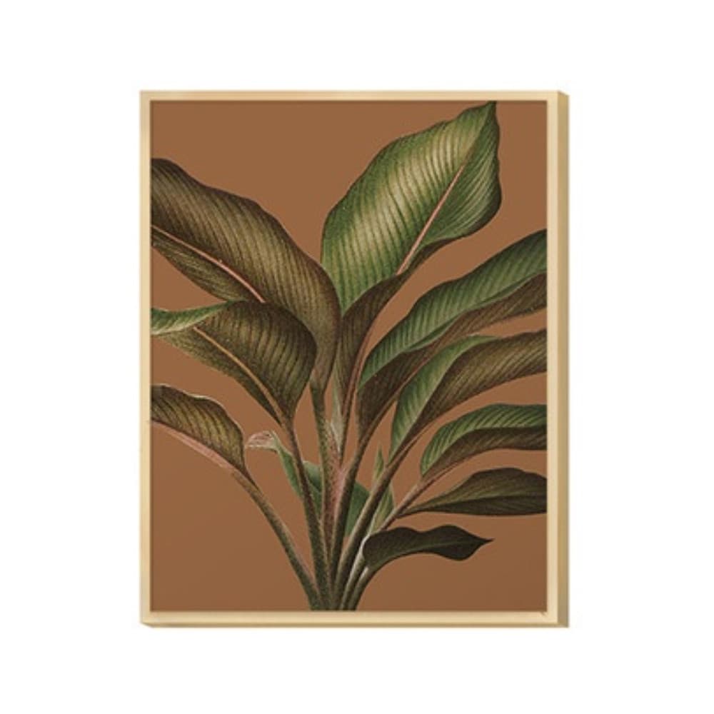 Quadro Unitário Plantas Boho Neutro Moderno para Sala