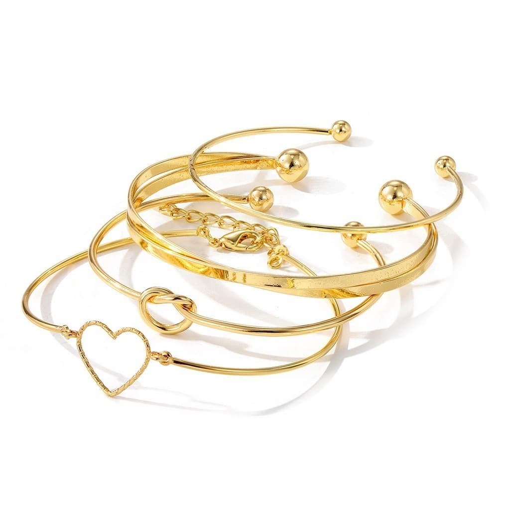 Kit Com 3 Lindo Bracelete De Luxo, Estilo Pulseira De Mulher Rica Super Elegante acessorio de luxos