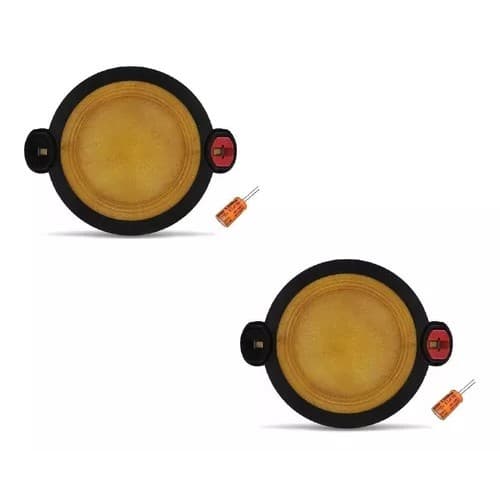 Kit 2 Reparo Driver Corneta D250x Paralelo + 2 Capacitores