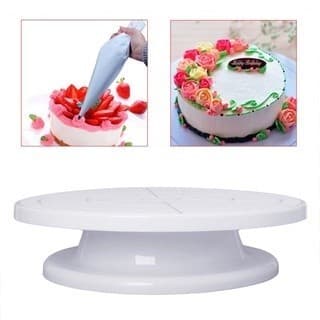 Base Giratória Bailarina 28 Cm Confeitar Bolo Torta Fácil