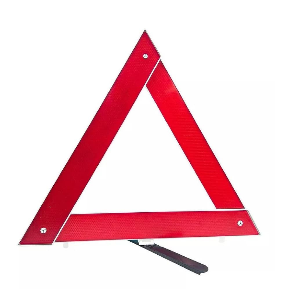Triangulo De Sinalizacao Vermelho Alerta Seguranca Atencao Sinalizador  Carro Automotivo
