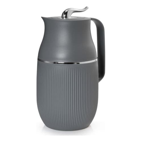Garrafa Térmica 1l Vicenza Cinza Para Chá Café Termopro