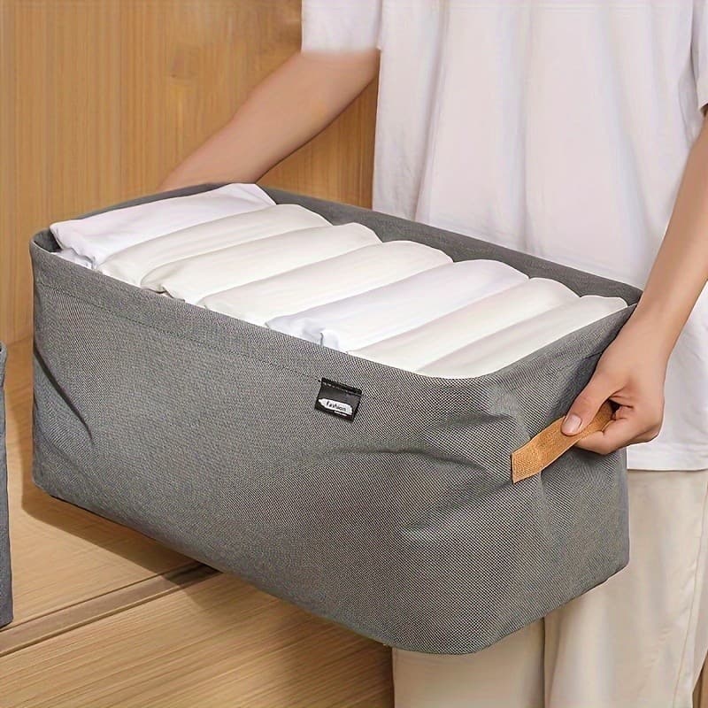Kit Organizador 46 x 28x 20cm De Calça Jeans/Organizador De Guarda Roupa Arrumados/Separador De Roupa