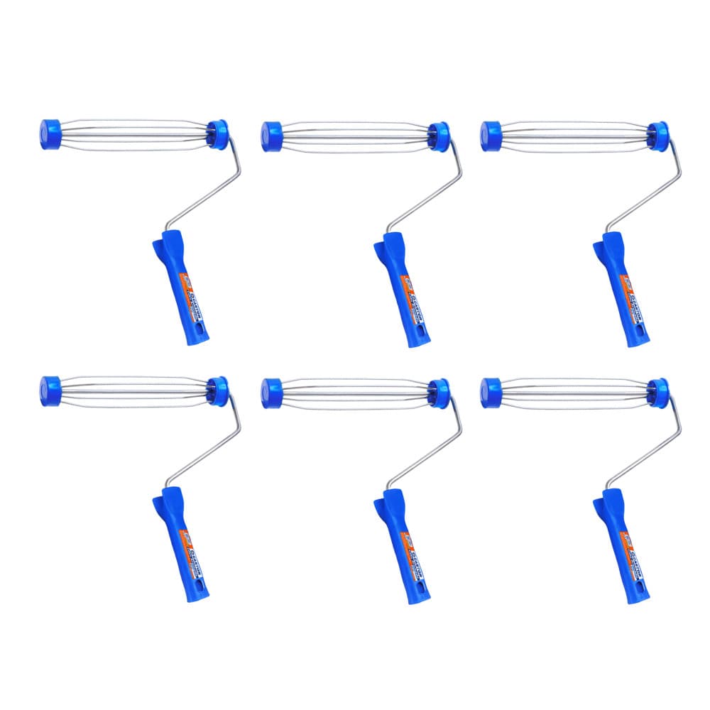 Kit 6 Cabos Aramados/Gaiola para Rolo de Pintura 23cm Castor