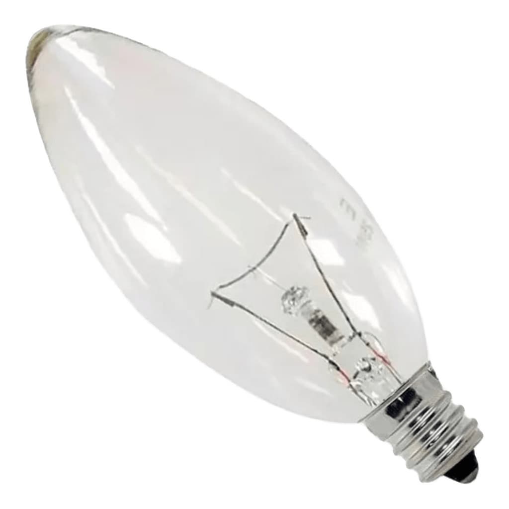 Lâmpada Vela Lisa E12 40W 110V Clara - Sadokin