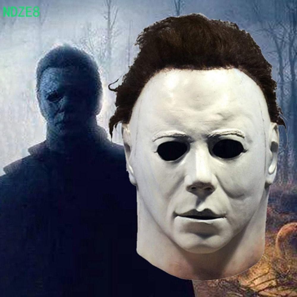 NDZE8 Michael Myers Mask , Horror Máscara Assassina Realista , Brinquedos De Látex Máscaras Criativas De Halloween